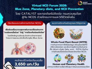 คะตะลิสต์ ผนึกกำลัง กรมควบคุมโรค เปิดเวทีสัมมนาออนไลน์ “Virtual NCD Forum 2026” ดันวาระสุขภาพ ปลุกพลังบุคลากรทางการแพทย์สู้ภัย NCDs