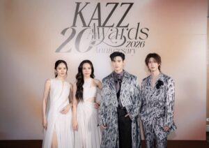 ประสบความสำเร็จอย่างต่อเนื่อง พูห์ –  พาเวล คว้ารางวัล Outstanding Actor Of The Year ส่วน ลูกหมี – ซอนญ่า คว้ารางวัล Youth Choice Of The Year ในงาน Kazz Awards 2026